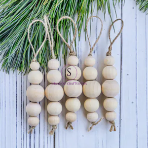 Glands en bois perles ornements décor ménager suspendus perles en bois artisanat retour cadeau ornements pour la décoration intérieure ornements - Product Image 3