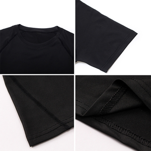 Camisetas Deportivas Personalizadas para Hombre, con Cierre, de Poliéster y Elastano, para Entrenamiento, Running, Gimnasio, Fitness, de Secado Rápido, Manga Corta - Product Image 6