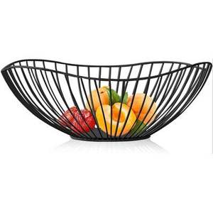 Corbeille à fruits en fer de style contemporain pour la décoration moderne de la cuisine, créant un rangement équilibré et attrayant - Product Image 2