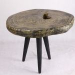 Taburete/Mesa Auxiliar Moderna de Madera Maciza, Acabado Natural Hecho a Mano, Muebles Ecológicos para Sala de Estar - Product Image 2