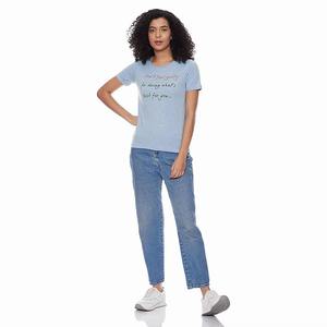 Camisetas de algodón informales para mujer, diseño personalizado con función de secado rápido, botón bordado con cuello redondo, decoraciones de encaje hechas en Pakistán - Product Image 3