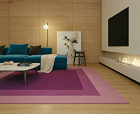 Tapis de chambre d'enfants de luxe de haute qualité tapis tufté à la main personnalisé surdimensionné rose chambre abstraite tapis et ensembles pour salon