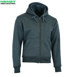 Sudadera con capucha y cremallera completa de fibra densa para hombre, para correr al aire libre, entrenamiento, ejercicio, ropa deportiva. - Product Image 6