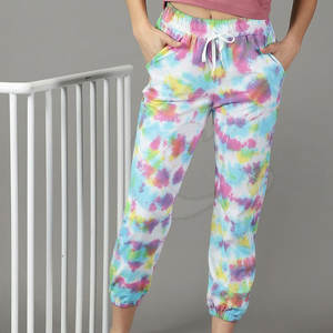 Tie Dye Printing Fashion Wear Women <b>Trouser</b> OEM Service Women <b>Trouser</b> Quick Dry Women <b>Trouser</b> - Product Image 4