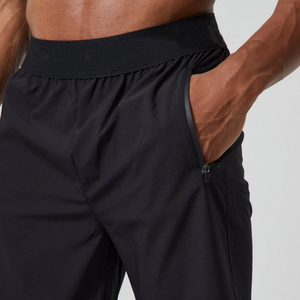 Pantalons de sport personnalisés avec logo, poche zippée, homme grand, extensible, coupe régulière, 7 pouces, 9 pouces, couleur unie, shorts de fitness décontractés - Product Image 5