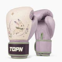 Gants de boxe pour enfants en cuir PU avec logo personnalisé, 4oz-10oz, absorbant les chocs, maille respirante, fermeture auto-agrippante, qualité officielle supérieure