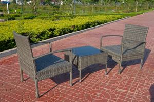 Ensemble de meubles d'extérieur en rotin, 3 pièces, en osier, chaise en rotin, balcon, meubles d'extérieur en rotin - Product Image 5