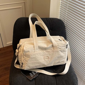 Lavender Nylon <b>Duffel</b> <b>Bag</b> 25L Zipper Closure Detachable Strap Unisex Sports Travel <b>Bag</b> - Product Image 6