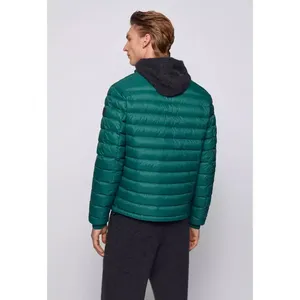 Oem personalizado bordado cálido espesar burbuja para hombre el invierno abajo abrigos de alta calidad acolchado abajo chaqueta acolchada para hombres - Product Image 3