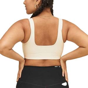 Conjunto de Yoga Deportivo Resistente al Agua con Logotipo Personalizado para Mujeres de Talla Grande, Talla 6XL, Cuello Cuadrado, Spandex, Poliéster, Cintura Elástica - Product Image 4