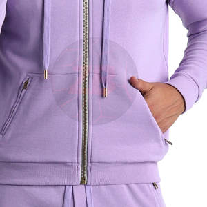 Survêtements d'hiver pour hommes en grande quantité fabriqués sur mesure et respirants dernier style de broderie à motifs solides Service OEM - Product Image 4