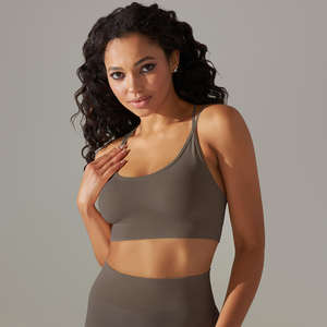 Unique 2024 femmes Yoga ensemble 2 pièces sport mode taille élastique Fitness personnalisé deux tons Yoga ensemble à vendre femmes Fitness Yoga ensemble - Product Image 3