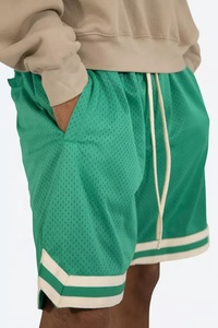 2021 Custom Breathable Quick Dry Woolen Polyester Mesh Gym Shorts for Unisex Solid Casual Design High Quality - Product Image 2