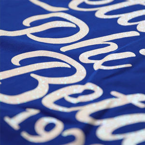 Sweat-shirt d'hiver ZPB - Couleur personnalisable |   Chemise de sororité Zeta Phi Beta en molleton 100% coton, lettres grecques imprimées avec paillettes, bouclier - Product Image 4