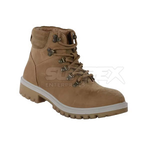 Men Work Boots Heavy Duty Steel <b>Toe</b> Waterproof Durable Leather Slip Ankle <b>Support</b> Comfortable - Product Image 2