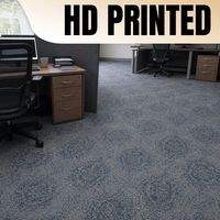 Tapis imprimé géométrique moderne en nylon, tapis mural pour hôtel, chambre d'hôtes, bureau, tapis imprimé commercial