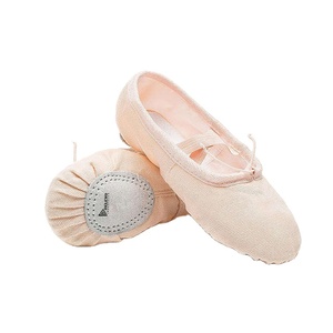 Chaussons de danse classiques en toile toutes couleurs, semelle souple et flexible, pour débutantes, filles et femmes, chaussures d'entraînement, vente en gros - Product Image 4