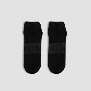 Chaussettes de sport personnalisables avec logo, broderie noire, jacquard, compression, anti-transpiration, respirantes, en fibre de bambou imprimée - Product Image 4