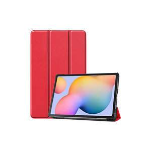 Housse intelligente 1-en-1 Netzy pour Galaxy Tab S7 Plus T970 Rouge, étui de protection avec support, certifié ROHS - Product Image 1