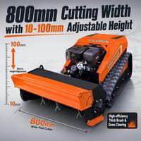 Tondeuse à gazon professionnelle à gaz Vigorun MTSK800, débroussailleuse robotisée, angle de travail 40° °   Porte-outils multifonctionnel pour pépinières