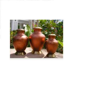 Urnes de crémation, Pot de rangement de cendres de couleur noir et or, fournitures d'enterrement, vente en gros - Product Image 3