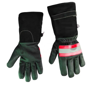 Gants de soudage en cuir fendu de vachette haute performance OEM Gants de construction résistants à l'abrasion pour la lutte contre l'incendie - Product Image 3