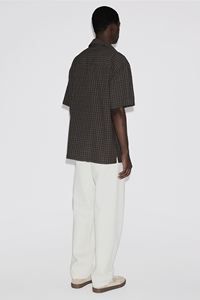 เสื้อคอตตอนสำหรับผู้ชาย,เสื้อลำลองผ้าฝ้าย100% ลายตารางคุณภาพสูงแบบระบายอากาศได้ดี - Product Image 2