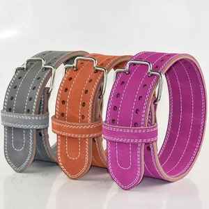 Ceinture de musculation en cuir véritable, outil de haute qualité pour lever de poids robuste - Product Image 2
