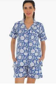 Nuevo camisón suelto de verano, camisón de manga corta para niña, vestido de noche de algodón para mujer 2025 - Product Image 2