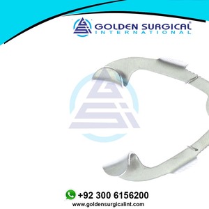 El retractor de tapa quirúrgica Tennant se puede sujetar para cubrir con sutura o banda elástica Par de instrumentos de microcirugía - Product Image 4