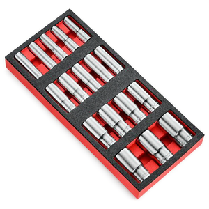 Juego de Llaves de Tubo Largas Facom de 1/2'' en Bandeja de Espuma, Kit de Herramientas de 17 Piezas - Product Image 3