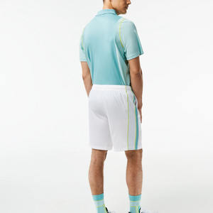 Shorts de sport d'été pour hommes en tissu de toile à séchage rapide à double couche, écologiques, avec cordon de serrage, pour le tennis, le badminton, le tennis de table - Product Image 3