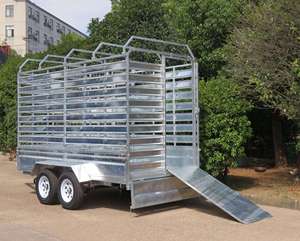 รถพ่วงสำหรับขนส่งโค กระบือ แกะ ขนาด 3500 กก. แบบปลดเร็วฉุกเฉิน - Product Image 3