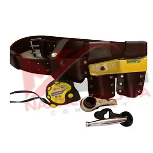 2023 <b>Scaffolding</b> Leather Tool Belt Pouch Set Customizable OEM Tool Bag with Tool Holder for Level <b>Spanners</b> Hammer - Product Image 1