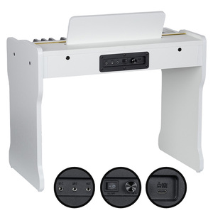 Piano de Juguete de Madera Midex CP-360WH - 37 Teclas, Funciona con Pilas, con Teclas Realistas - Product Image 4