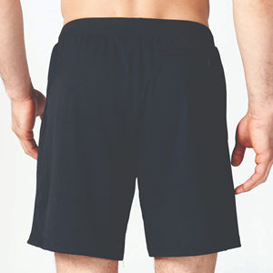 Short Flex côtelé personnalisé avec ceinture en tissu côtelé et ourlet à revers - Product Image 6
