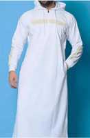 Djellaba Ramadan, Abayas de l'Aïd, Kaftan de prière, Abaya ouverte pour hommes musulmans, Cardigan arabe turc, Robe, Jubba, Thobe, Dishdasha islamique, Maroc