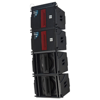 Nouvel ensemble EX-ONE avec K18SP unique 10 ''haut-parleur de réseau de ligne étanche coaxial système de son de caisson de basses actif ensemble complet