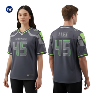 Uniforme de Fútbol Americano para Hombre de Alta Durabilidad y Comodidad, Pantalones Cortos Estampados, Talla Grande, 100% Poliéster, Transpirable y de Secado Rápido - Product Image 2