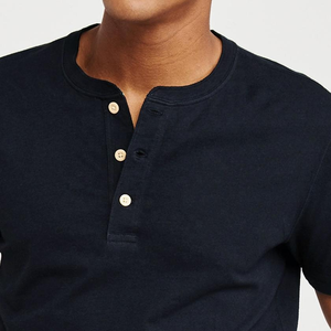 Nouveau Offre Spéciale 2025 Top Qualité Hommes Dernière Conception O Cou avec Bouton À Manches Courtes t-shirt Pour Homme - Product Image 2