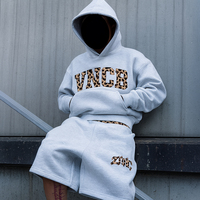 Ensemble survêtement homme 2025 personnalisé avec broderie, sweat à capuche et pantalon de jogging, taille double, vente en gros