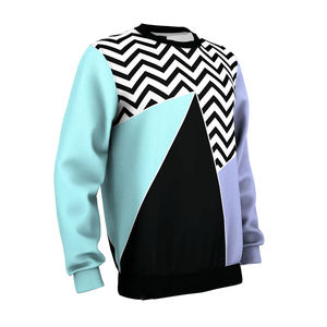 Sweat-shirt homme par sublimation Service OEM meilleure vente sweat-shirt manches longues en coton mélangé à un prix raisonnable Sublimation - Product Image 5