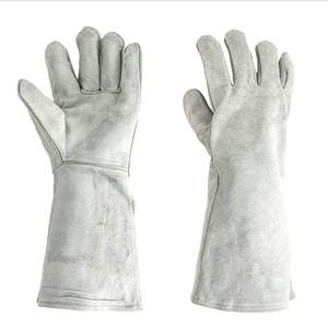 Résistant à l'usure Durable Thermique Extérieur Pakistanais En Gros Gants De Sécurité En Cuir De Soudage Protection En Métal Robuste - Product Image 1