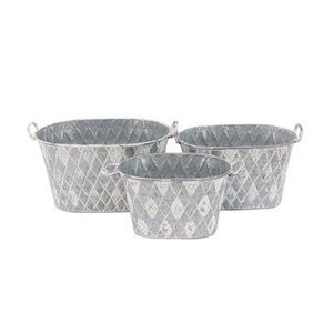 Comedero galvanizado con molduras de madera para una elegante jardinería elevada en patios pequeños o áreas de porche - Product Image 1