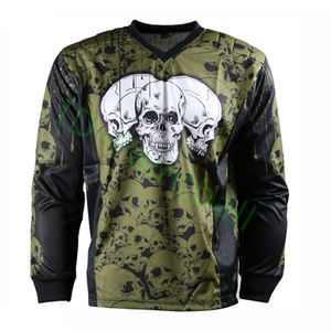 2024 diseño personalizado manga completa ligero Paintball Jersey mejor calidad malla uniforme - Product Image 1