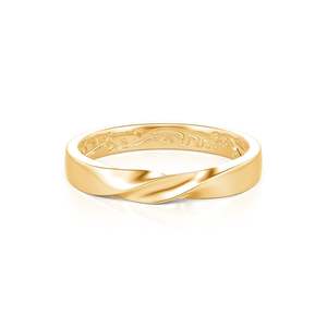 แหวนแต่งงานลายเถาวัลย์สลักลายสำหรับผู้ชายจาก Jeulia - แหวนฝังทองคำขาว 18K ชุบทองคำชมพู - Product Image 1