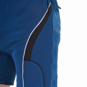Shorts de sport en toile respirants et écologiques pour hommes, motif uni, avec poche - Prix de gros - Product Image 5