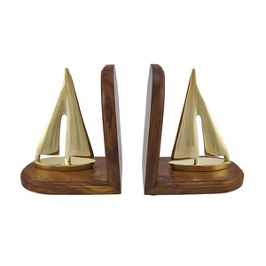 Metal Globe Nautical Book Ends Silver Nautical Bookends <b>Desk</b> <b>Organizers</b> and Office Decorative Supplies Bookends - Product Image 4
