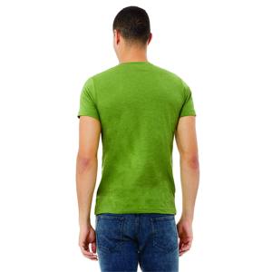 Camiseta cómoda con cuello redondo para hombre, camisetas ligeras de algodón de punto para hombre, ropa informal transpirable y para clima cálido - Product Image 3