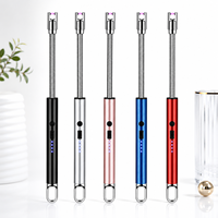 Vente en gros briquet de cuisine rechargeable à 360 ° rotatif de haute qualité, chargeur USB, pistolet allumeur de bougie, briquet d'extérieur